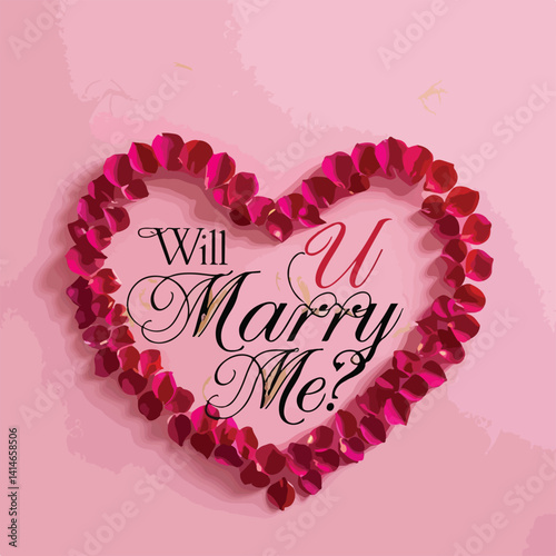 Will u marry me ?(valentine card)