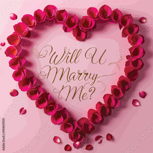 Will u marry me ?(valentine card)