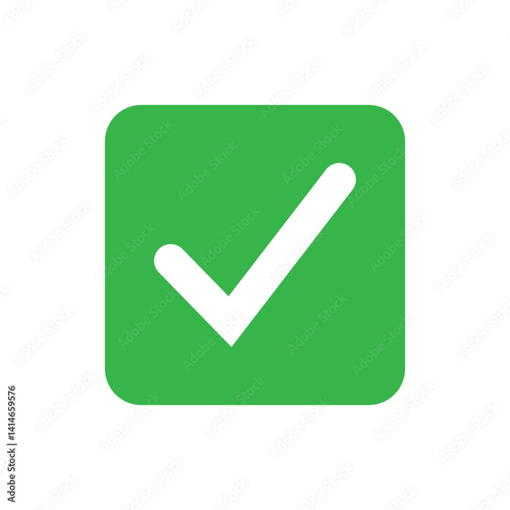 Green Check Mark Icon Symbol of Success, Approval, and Confirmation Green Check Mark Icon Symbol of Success, Approval, and Confirmation