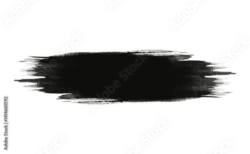 Abstract brush stock isolated on transparent PNG file