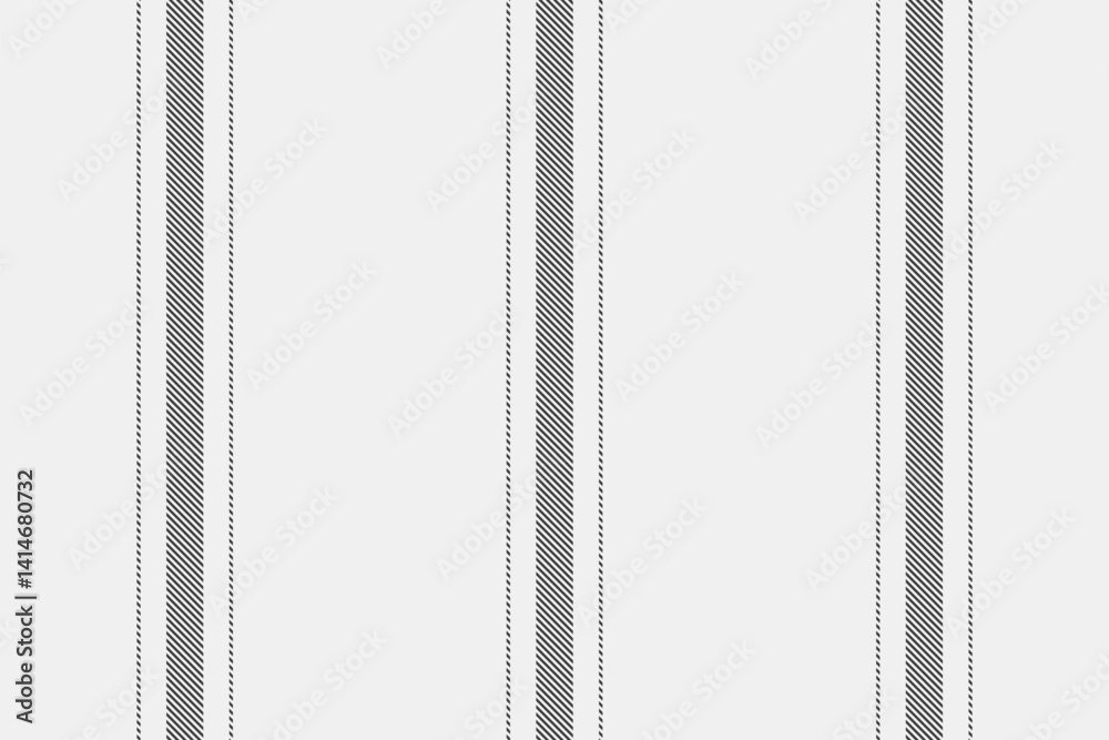 Εκτύπωση καμβά Elegant gray ticking stripe pattern on a white background
