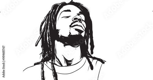 man with dreadlocks
