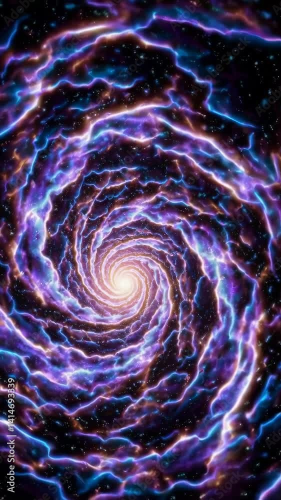 Mesmerizing galaxy spiral unveiling cosmic vortex with glowing energy swirls Mesmerizing galaxy spiral unveiling cosmic vortex with glowing energy swirls