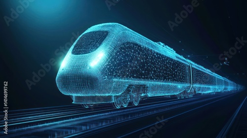 Futuristic train network