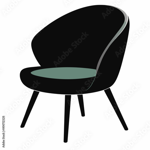 black office chair