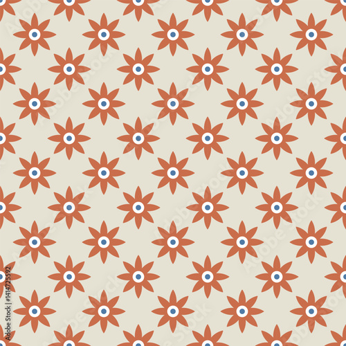 Azulejo tile, seamless pattern, portugues design