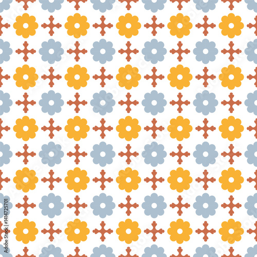 Azulejo tile, seamless pattern, portugues design