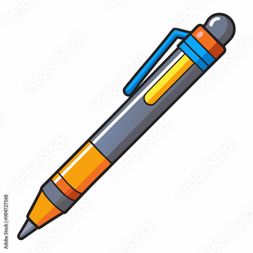Penlight isolated on white background