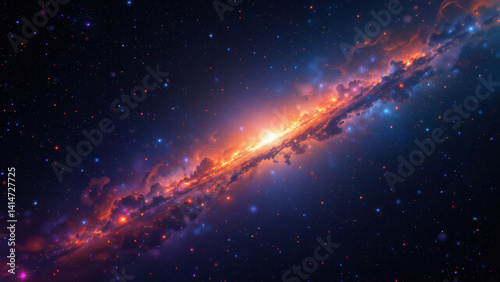 Intense glow against the darkness. The subtle color variations and intensity hint at the vastness of space.