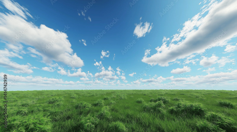 green grass and blue sky green grass and blue sky