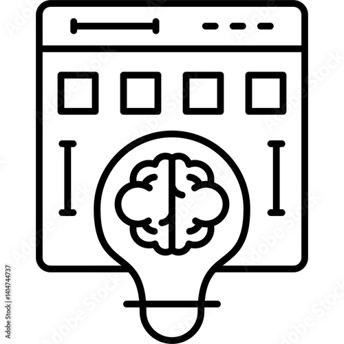 Electronic Book Icon Vector Element