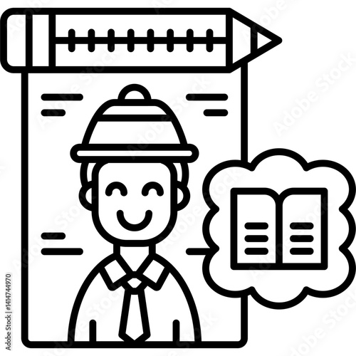 Exam Icon Vector Element