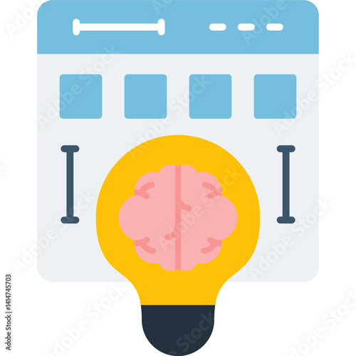 Electronic Book Icon Vector Element