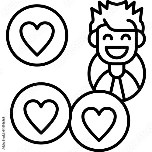 Relief Icon Vector Element