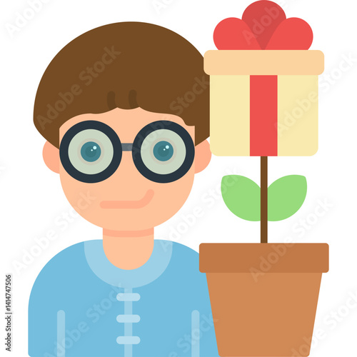 Kindness Icon Vector Element