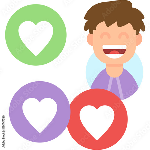 Relief Icon Vector Element