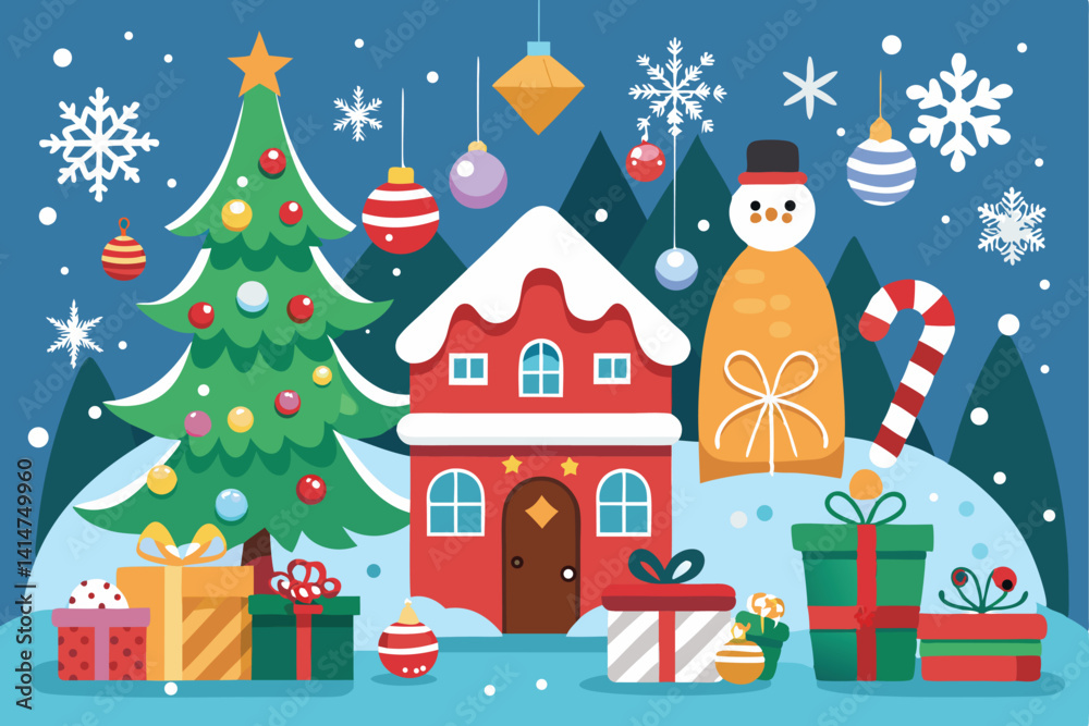 Rustic Tree Christmas Background
Rustic Tree Christmas Background