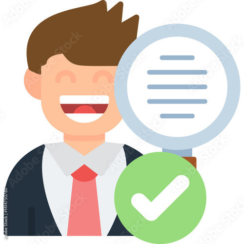 Audit Icon Vector Element