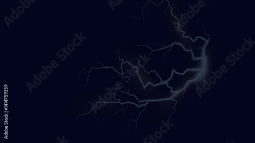 Electric shock current wave energy lightning overlay on black background for horror sci fi tech electric theme glitch and distortion visual effect 4k professional video