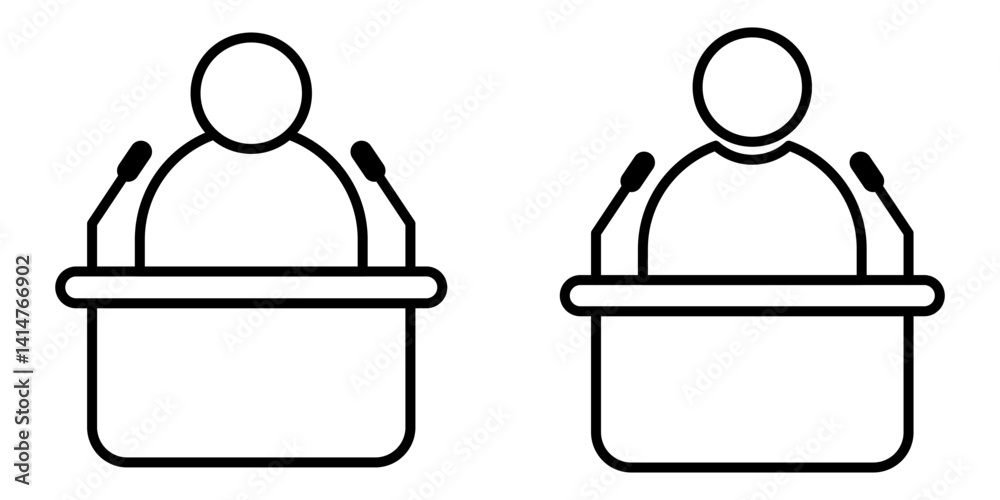 Foto Public Speaker Icon