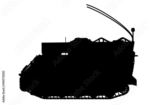 M577 command post carrier 戦闘指揮車 移動指揮車 コマンドポスト シルエット