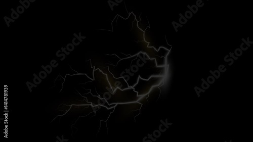 Current shock strobe overlay effect with abstract electric pulses flickering energy flashes and glitch motion visual 4K professional video for editing use
