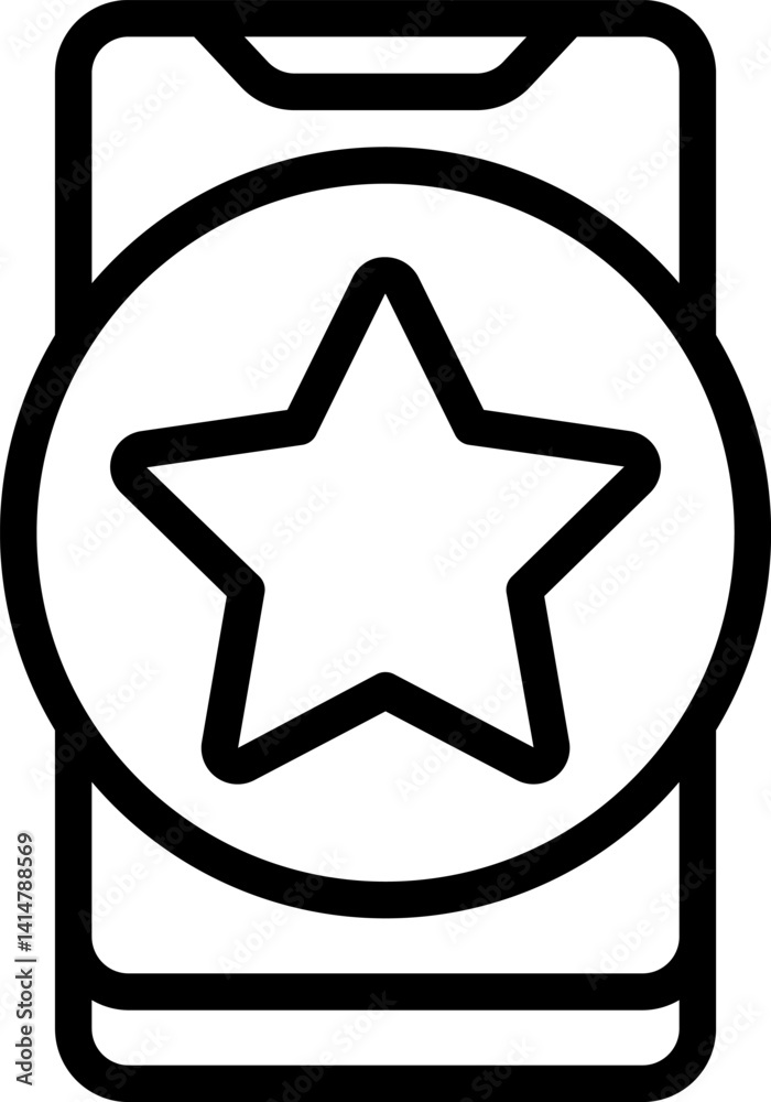 rating illustration on a white background rating illustration on a white background