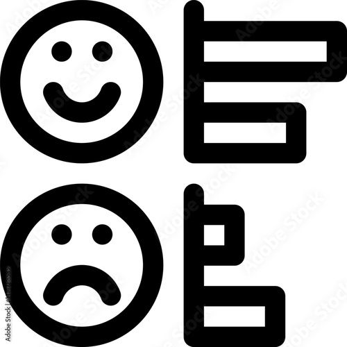 rating illustration on a white background     
