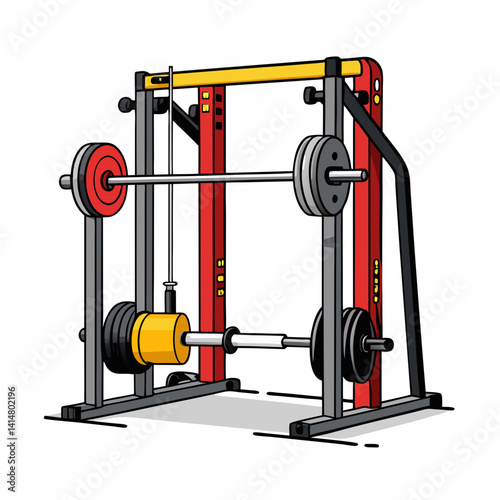 dumbbell isolated on white background