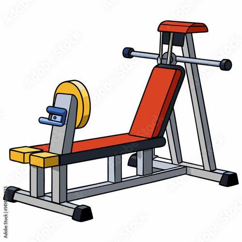 gym equipment vector
