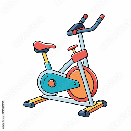 vector illustration of a bicycle
