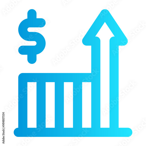 icon statistic with style gradient
