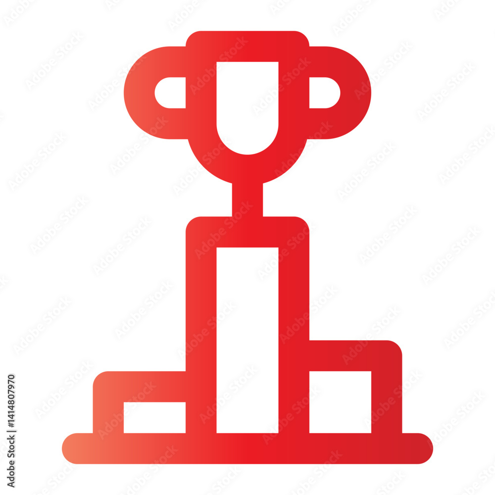 Fototapeta premium podium gradient icon