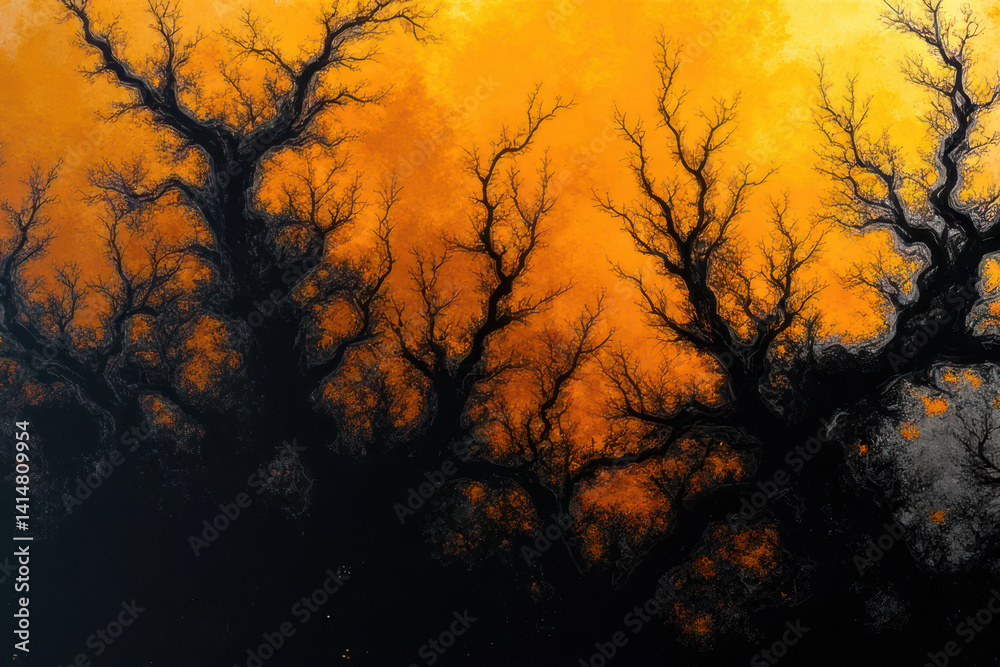 Obraz premium Mesmerizing Ink Swirls: Close-Up Experimental Photography of Organic Patterns in Water