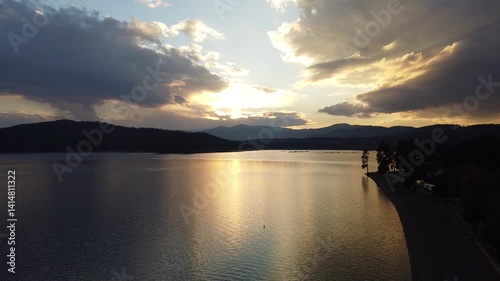 Beautiful sunset scene.