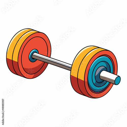 3d man lifting weights