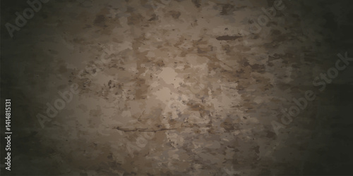 Old vintage background for cover. Aged spotted surface. Vector illustration