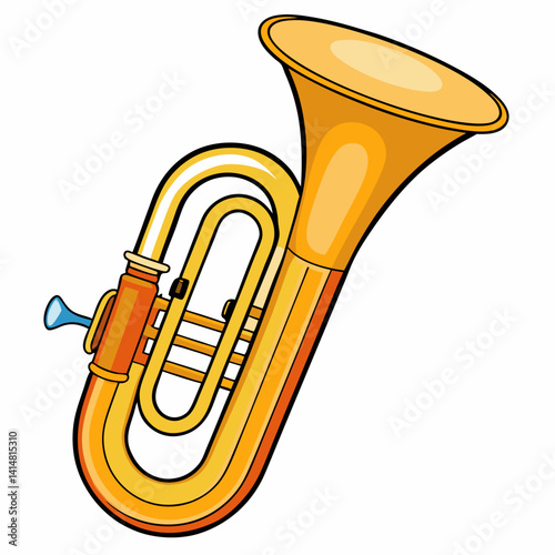 saxophone isolated on white background
