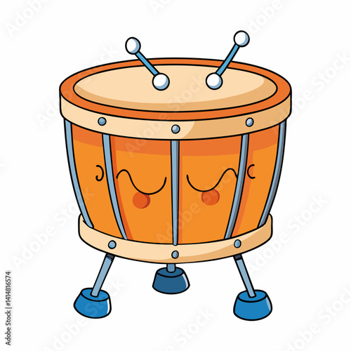 drum isolated on white