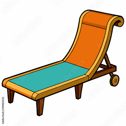 rocking chair isolated on white background