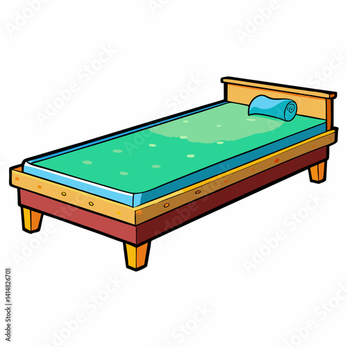 billiard table with balls