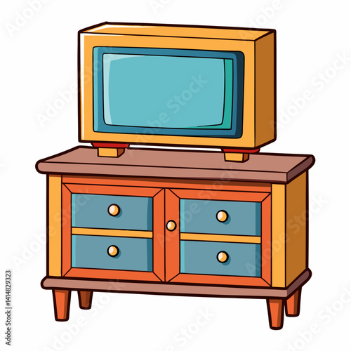 old tv set