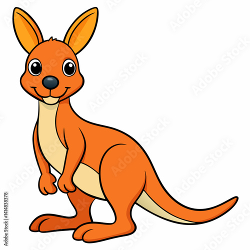 kangaroo cartoon illustration