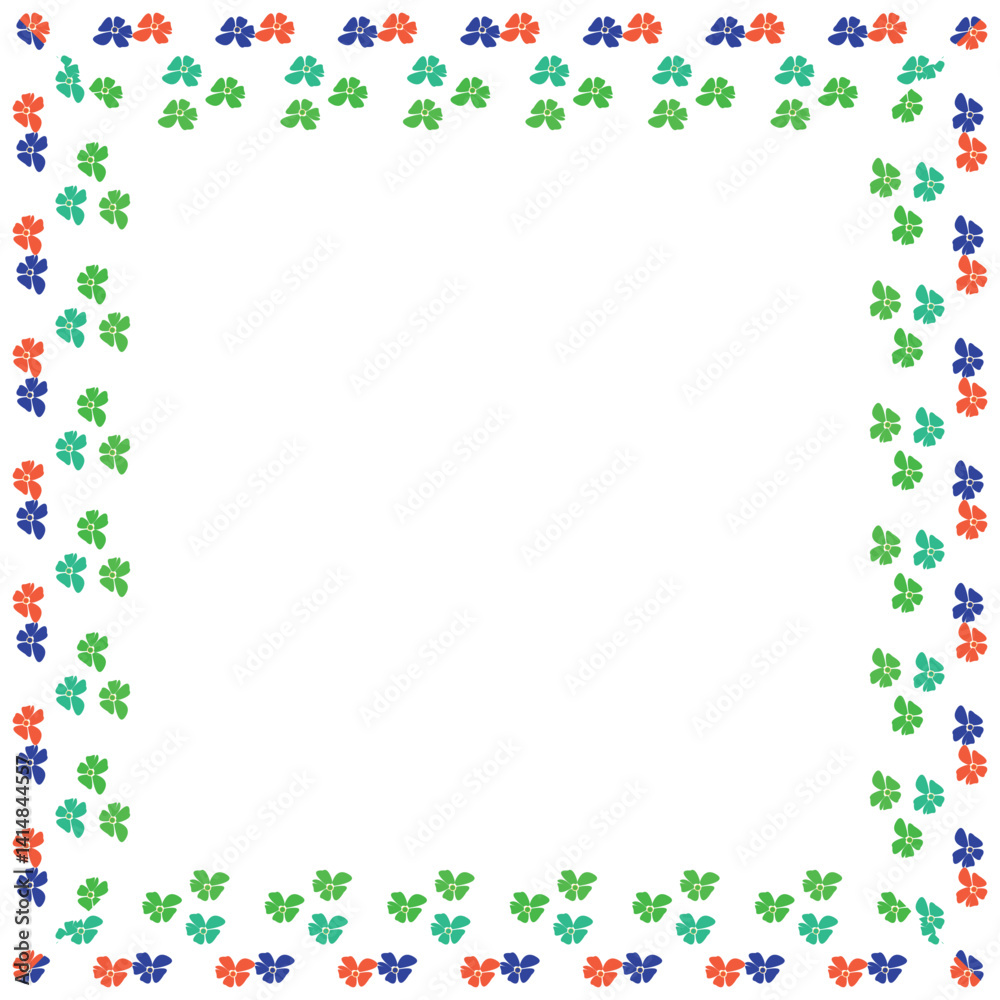 frame with flowers frame with flowers