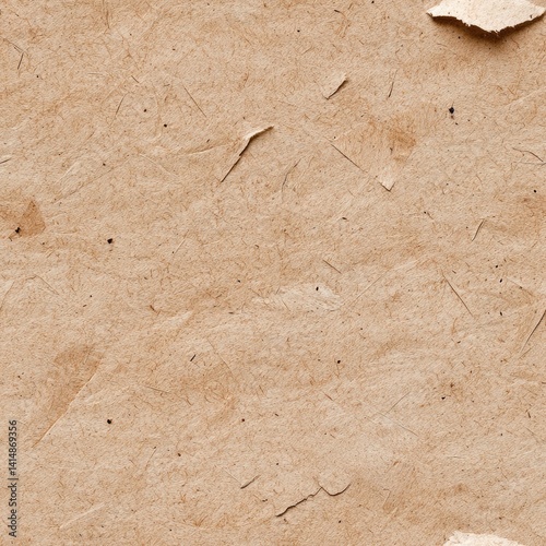 Obraz na płótnie Textured brown cardboard features a uniform appearance with natural grain, perfect for overlaying different design elements SEAMLESS PATTERN w salonie