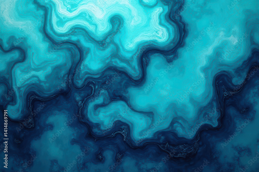 Mesmerizing Ink in Water: Teal & Navy Swirling Patterns in Experimental Photography Mesmerizing Ink in Water: Teal & Navy Swirling Patterns in Experimental Photography