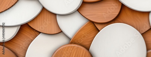 Obraz na płótnie Wooden flamingo wall art features elegant craftsmanship with fine details and a symmetrical design, enhanced by natural light and shadow w salonie