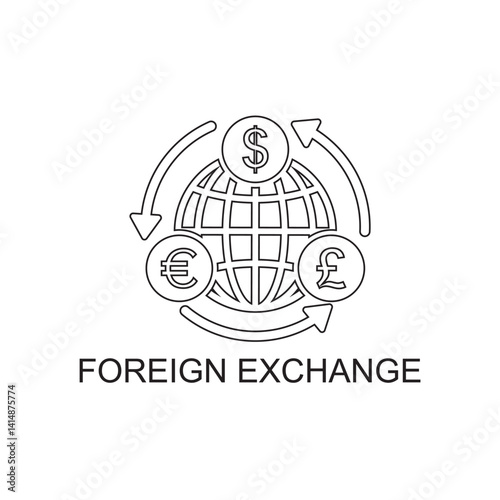 foreign exchange icon , business icon