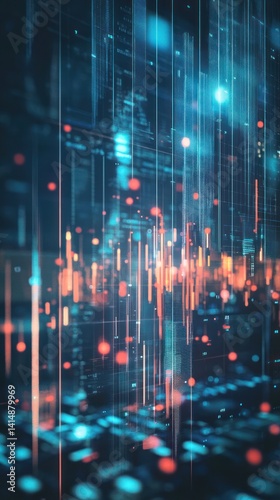 Abstract digital data visualization (3)