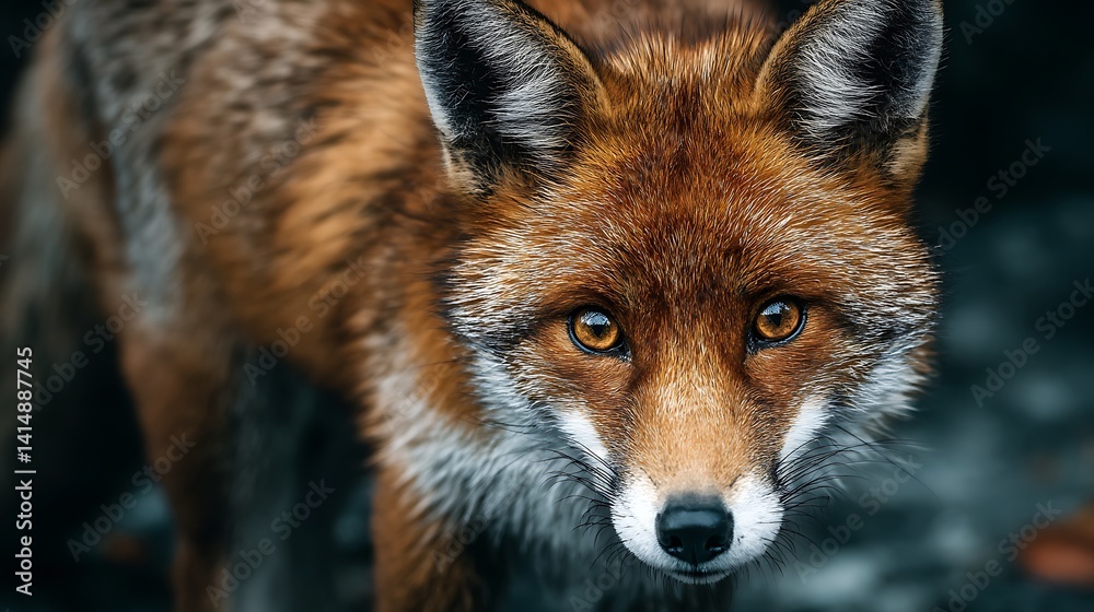 Close-up of a fox's face (1) Close-up of a fox's face (1)